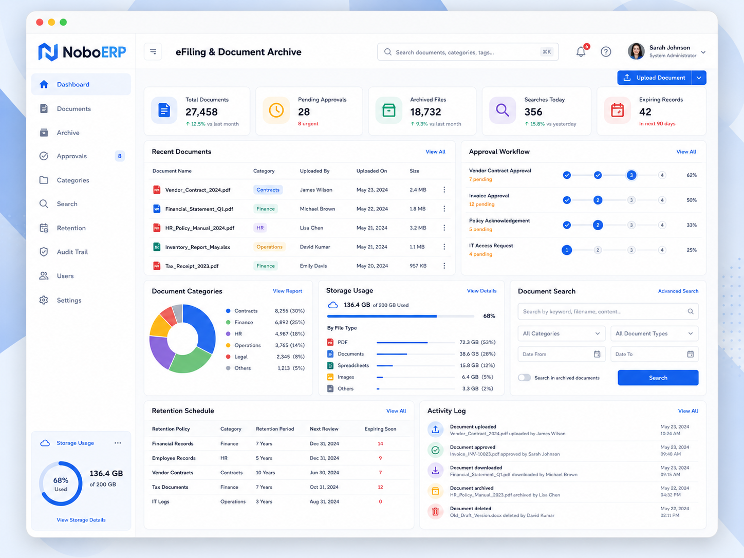 eFiling & Document Archive
